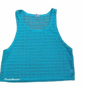 PINK Victoria's Secret Crochet Layering‎ Top